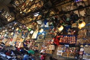 Güney Kore balık pazarı